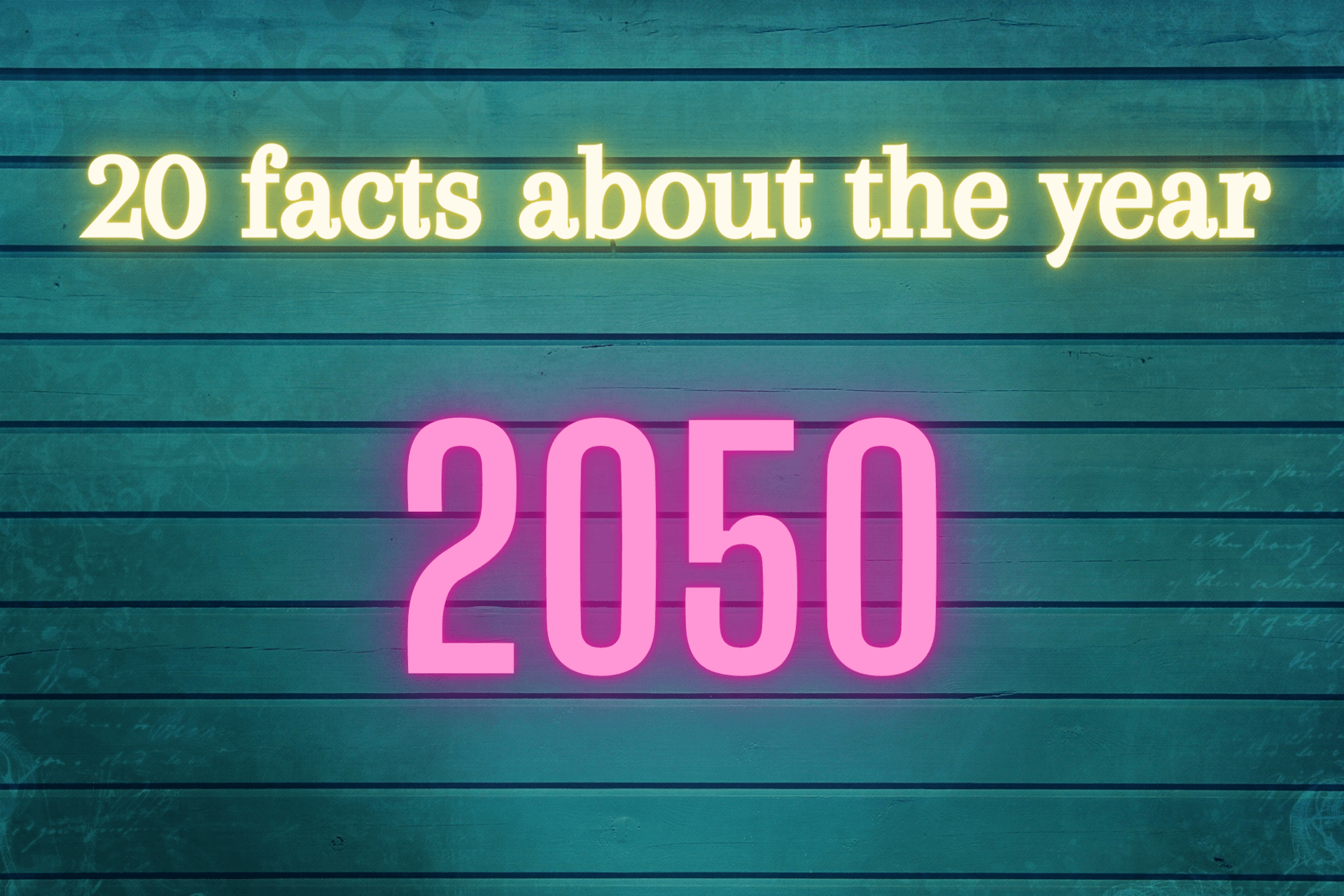 20 Facts About The Year 2050  Corporate Review