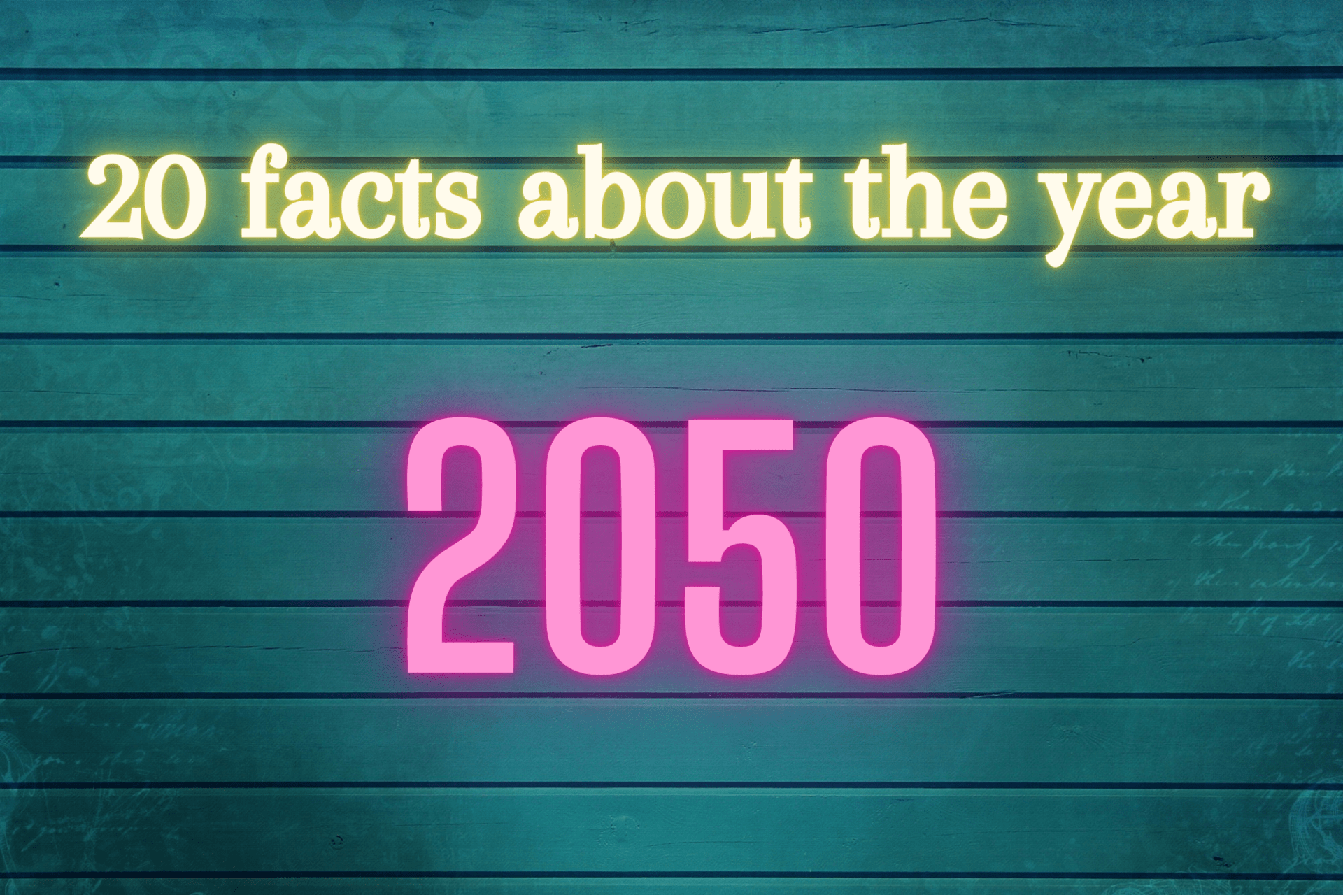 20 Facts About The Year 2050 Corporate Review