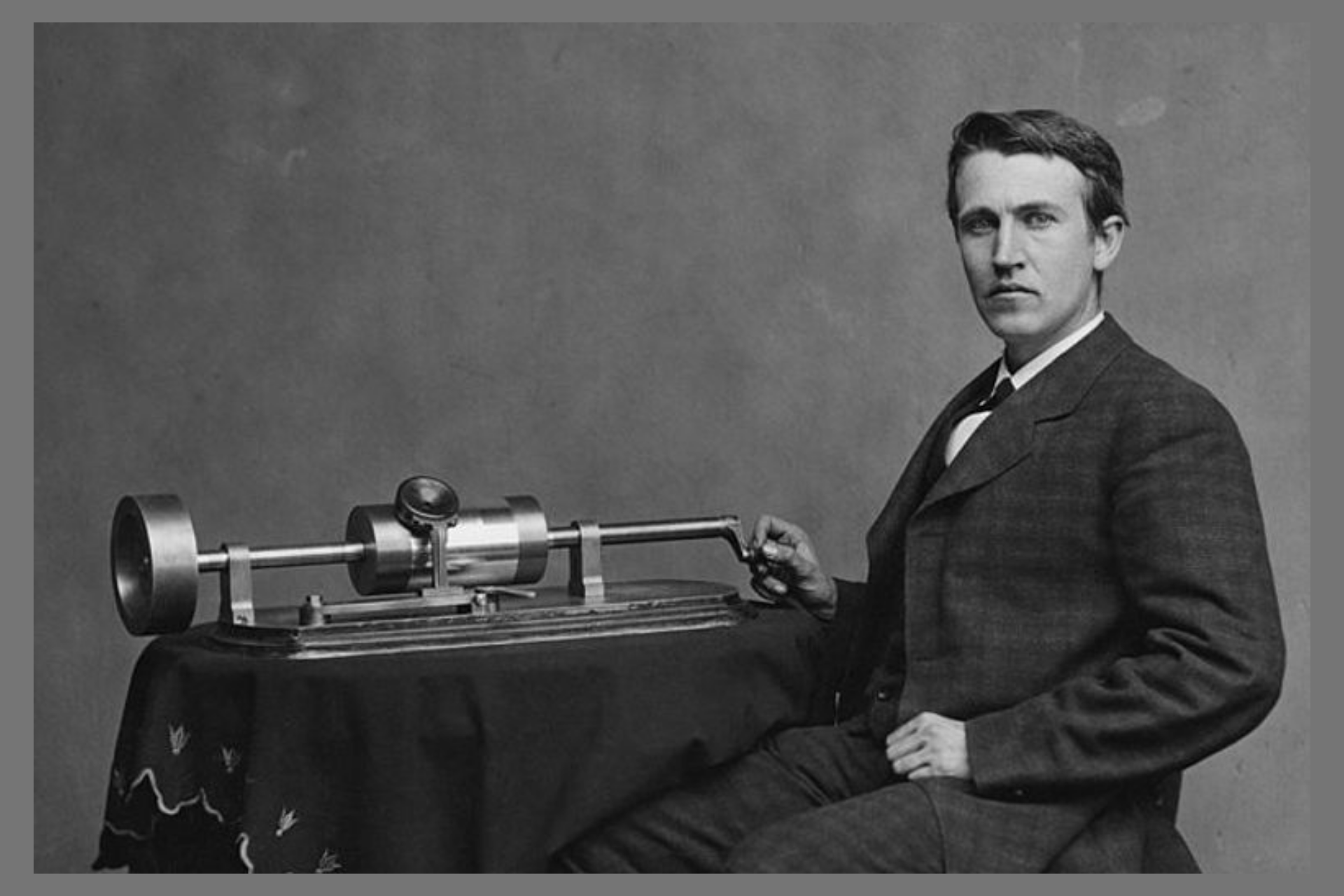Thomas Edison's electric pen Stock Photo